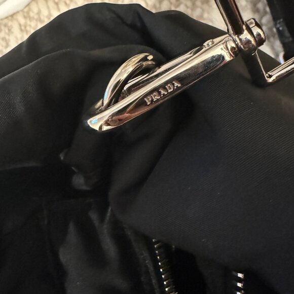 PRADA - Bomber Convertible Tote Quilted Tessuto - Picture 5 of 14